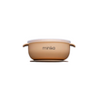 Load image into Gallery viewer, Silicone suction bowl with lid - natural