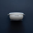 Load image into Gallery viewer, Silicone suction bowl with lid - stone