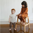 Load image into Gallery viewer, Grow with me shirt - heather cream - made in Canada