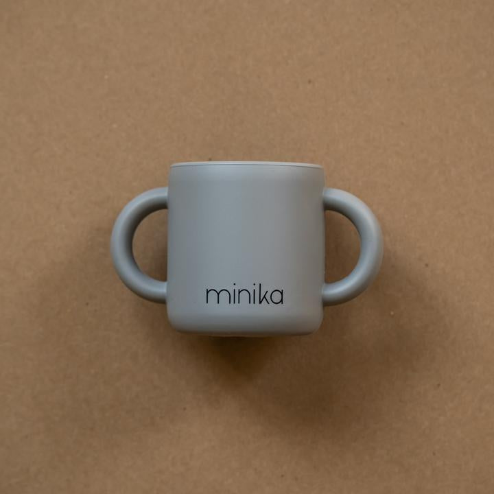 Silicone learning cup - stone