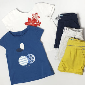 Mix&match 5-piece set for girl 12-18M (Pre-loved)