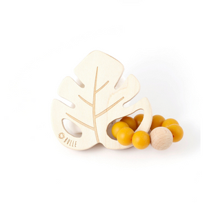 Leaf Rattle - Dijon - Made in Canada