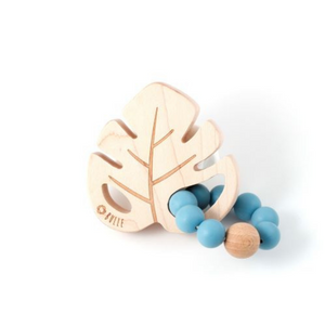 Leaf Rattle - Steel Blue - Made in Canada