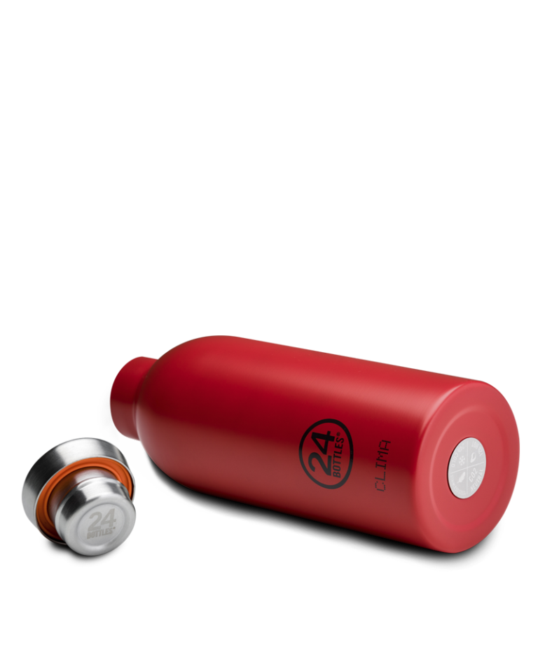 Stainless Steel THERMAL Bottle - Hot Red 330ml
