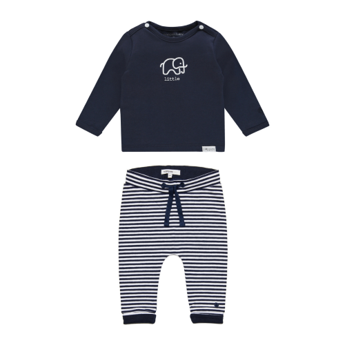 Organic 2-piece Outfit for Baby - Navy