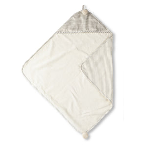 Hooded Towel - pebble grey