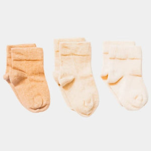 Chaussettes en coton bio (3 paires) - Pures