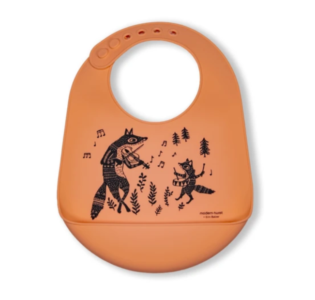 Silicone clearance bucket bib