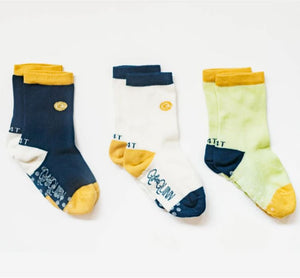 Chaussettes en coton bio (3 paires) - Basiques